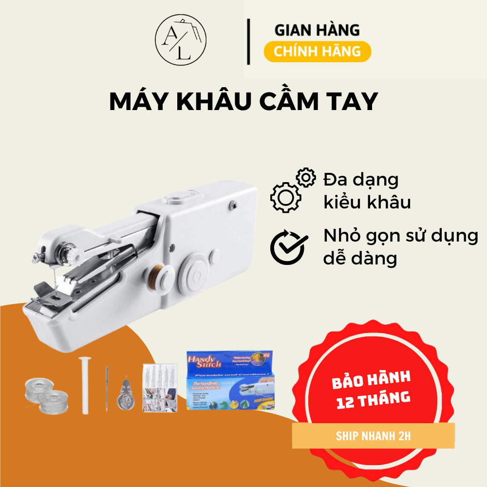 Máy may mini cầm tay - Máy khâu mini cầm tay nhỏ gọn, tiện dụng