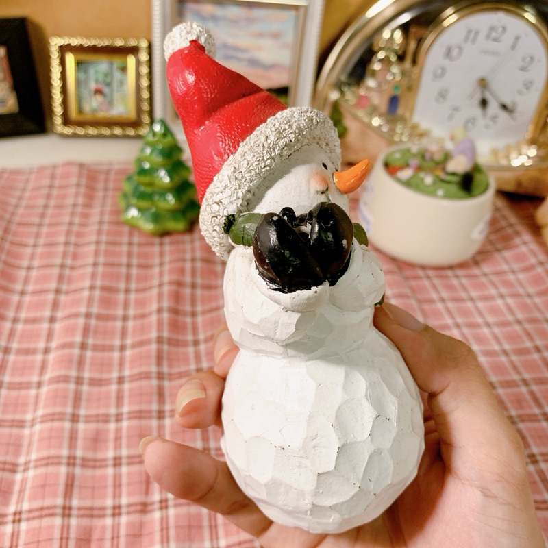 Tượng người tuyết snowman noel giáng sinh trang trí