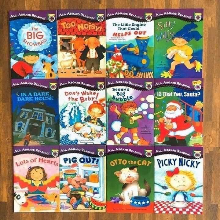 Bộ sách All Aboard Reading 12 cuốn tặng kèm file nghe