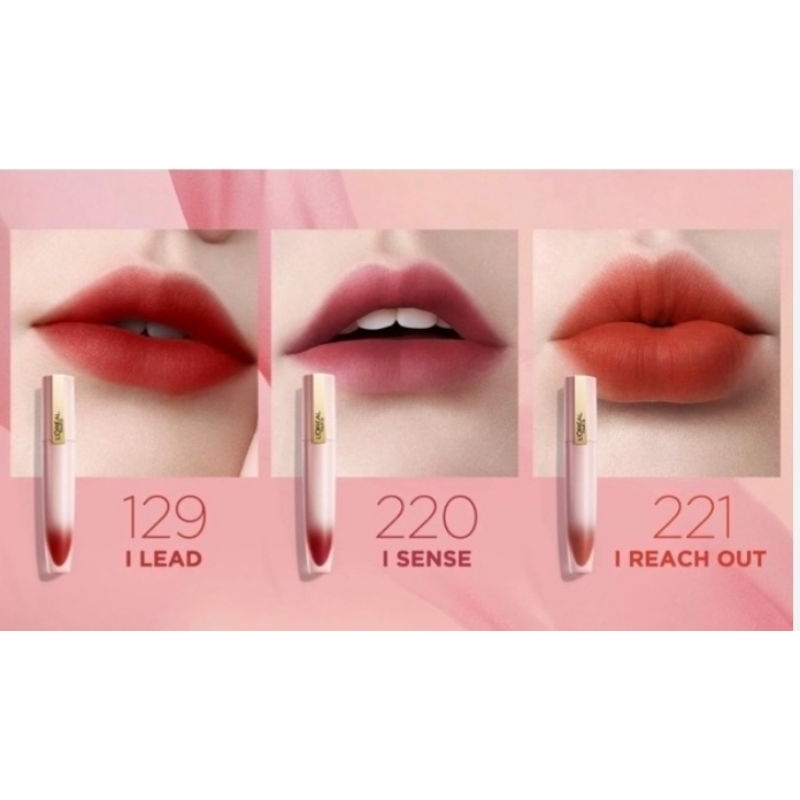 Son màu cam cháy, đỏ nâu 129, 130, 221