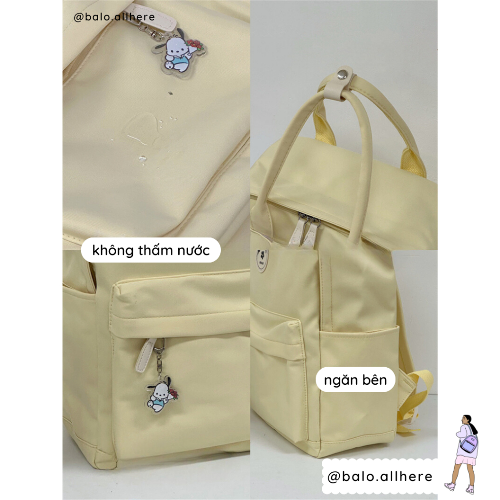 Balo Cặp Sách Đi Học Nữ Ulzzang