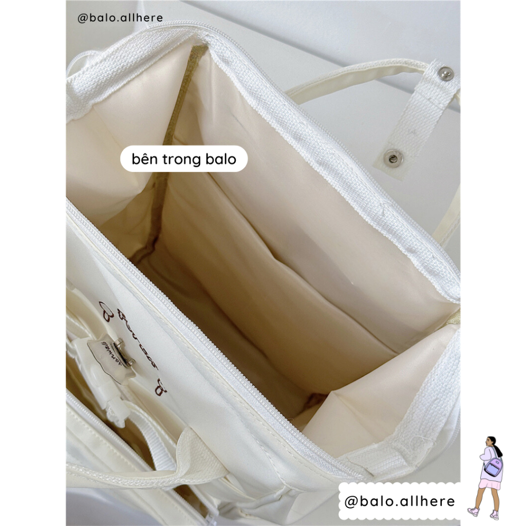 Balo Cặp Sách Nữ Đi Học Ulzzang