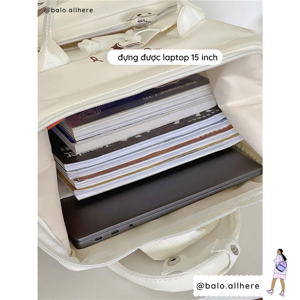 Balo Cặp Sách Nữ Đi Học Ulzzang