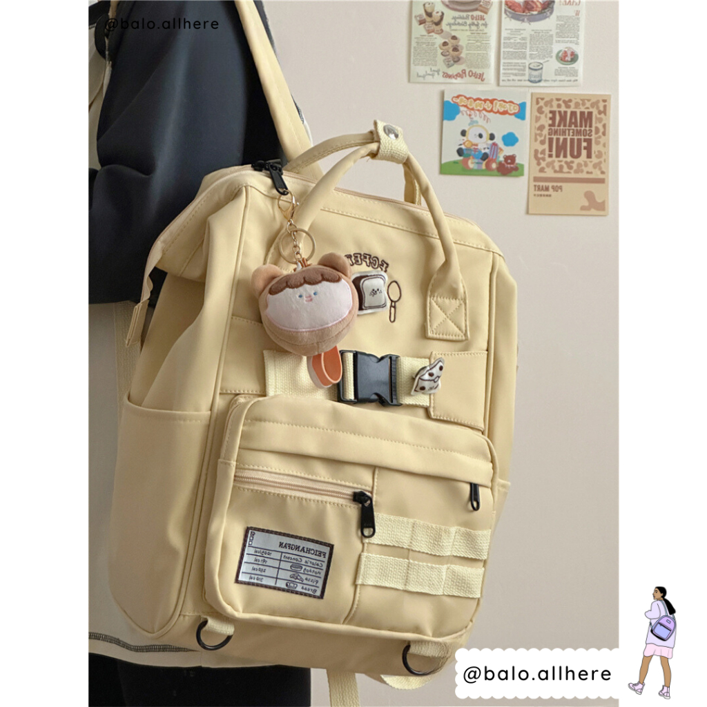 Balo Cặp Sách Nữ Đi Học Ulzzang