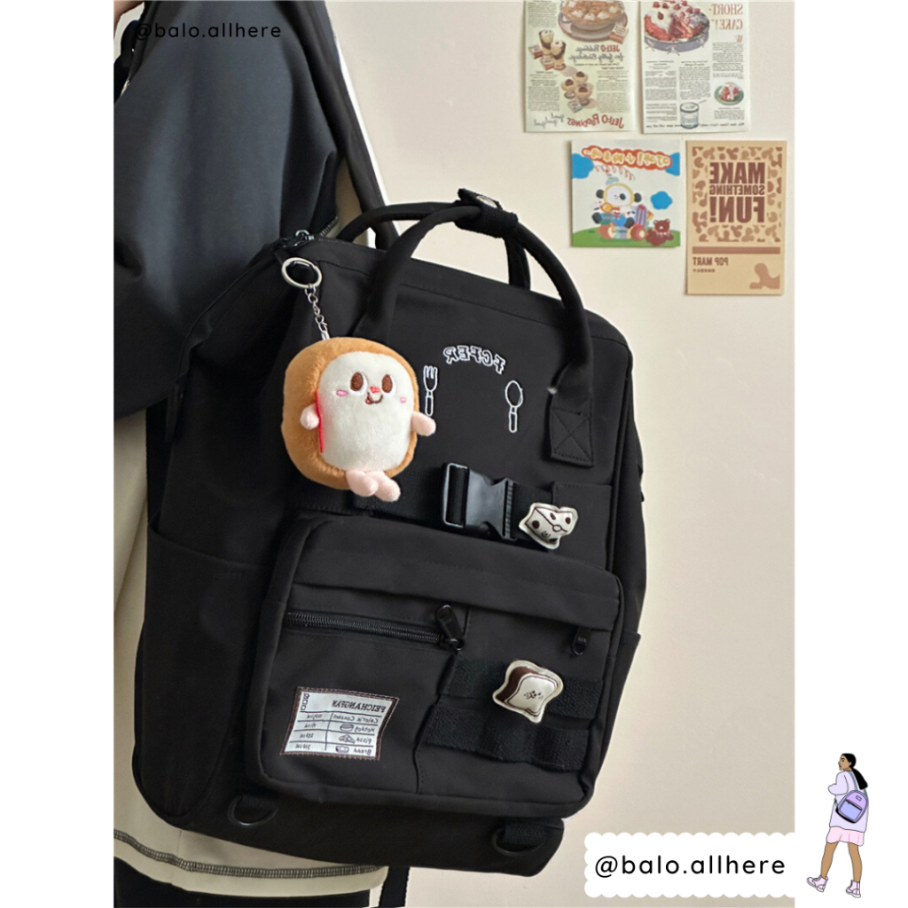 Balo Cặp Sách Nữ Đi Học Ulzzang