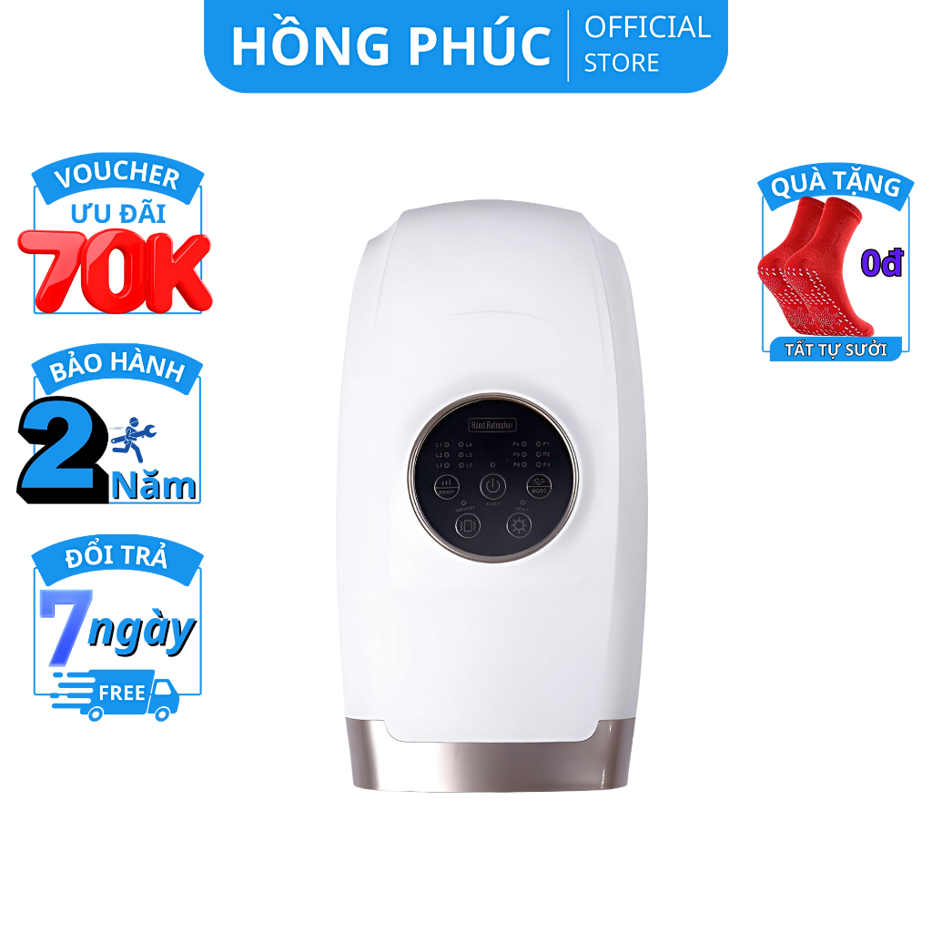 Máy Massage Tay Cao Cấp SM-001 - Mát xa Trị Liệu Tích Hợp Nhiệt, Giảm Đau Nhức, Tăng Lưu Thông Khí Huyết