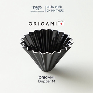 Phễu lọc origami màu black - phễu lọc cà phê v60