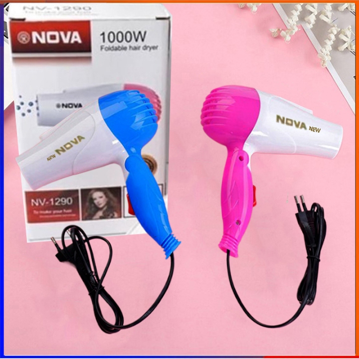 Máy Sấy Tóc Nova Gấp Gọn NV-658 1000W 2 Cấp Độ