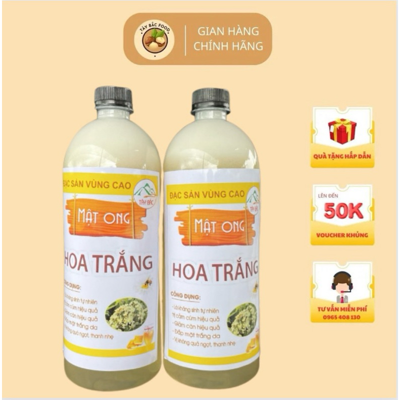 Mật Ong Hoa Trắng Mật Của Hoa BLONGSONG Của Nhà Tây Bắc Food