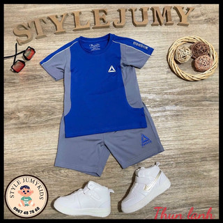 Bộ bé trai STYLE JUMY 41 (14-28kg), phong cách thể thao mát mẻ thông thoáng, logo thêu, thun lạnh loại 1