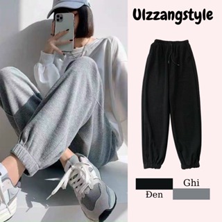 Quần Jogger Nữ Nam Chất Tổ Ong Phong Cách Ullzang QU15