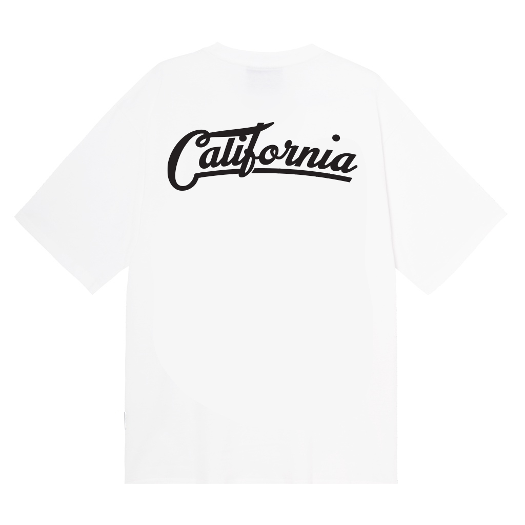 Áo thun Eddie California Black/White 250gsm