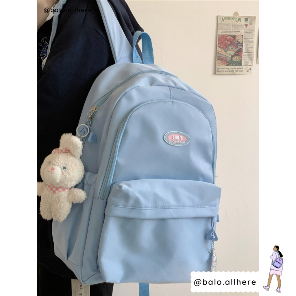 Balo Cặp Sách Đi Học Đơn Giản Dễ Thương