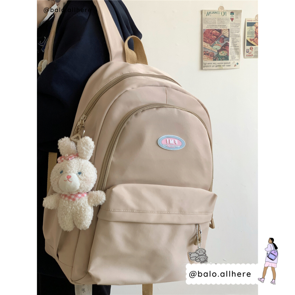 Balo Cặp Sách Đi Học Đơn Giản Dễ Thương