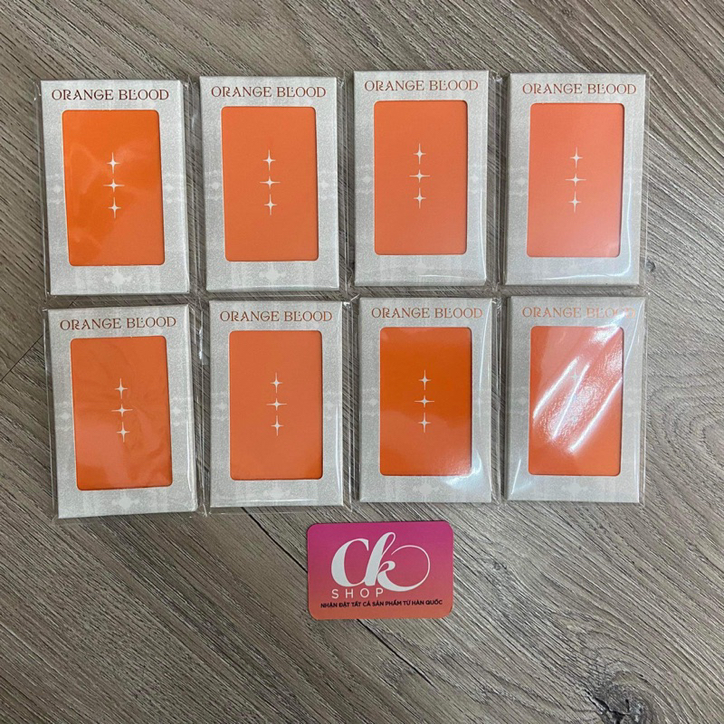 Bộ album ảnh ENHYPEN - ORANGE BLOOD có sẵn