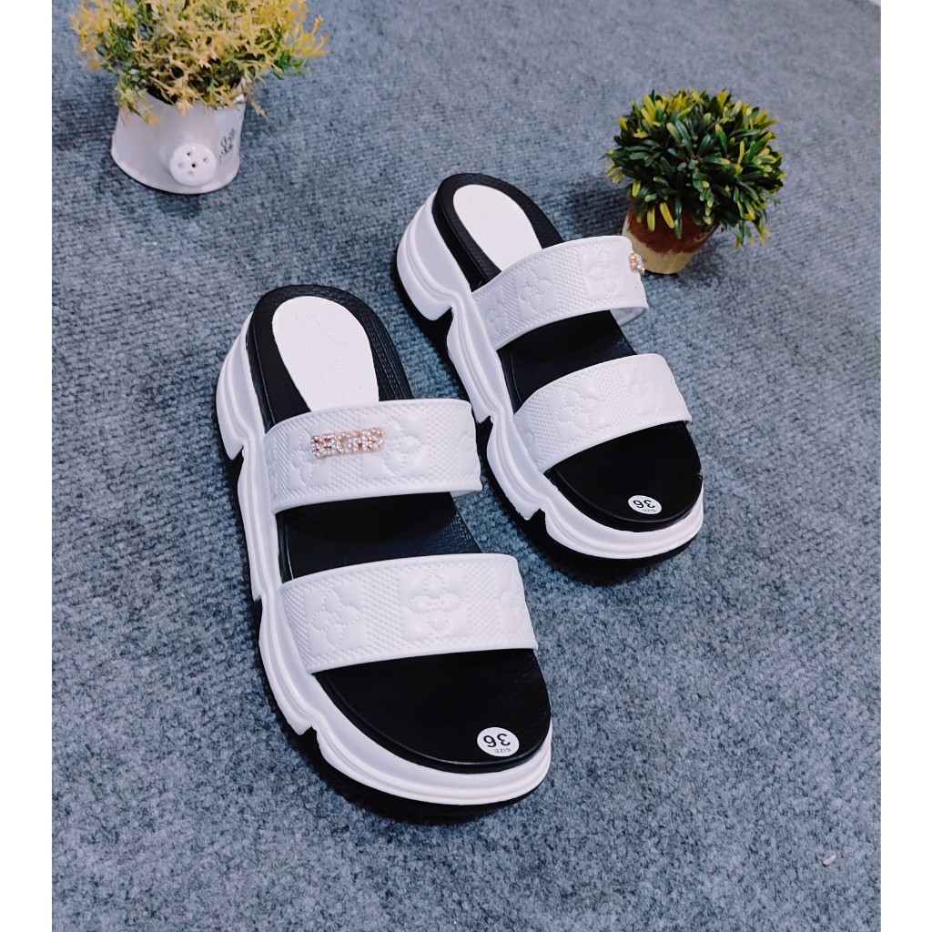 Dép xuồng - Bánh mỳ nữ Hatishoes hàng xịn PU thật 100% chuẩn phom mang ôm chân hàng siêu nhẹ
