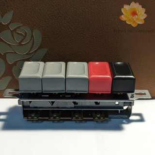 Công tắc quạt 5 số vuông