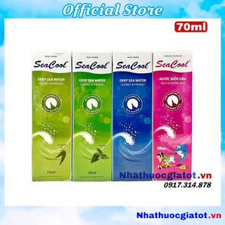 Nước Biển Sâu Seacool Xịt Mũi Giúp Rửa Sạch Và Thông Mũi Chai 70ml