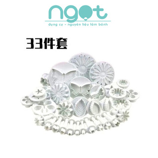 Bộ dụng cụ fondant 33 chi tiết