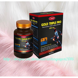 Viên Xương Khớp GOLD TRIPLE PRO Vinaphar - Lọ 60 Viên - Giảm Các Triệu Chứng Thoái Hóa khớp, Viêm KHớp