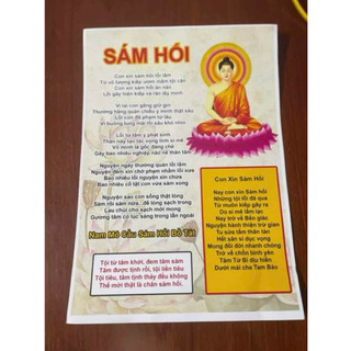 Tờ Sám Hối (khổ A4, màu)
