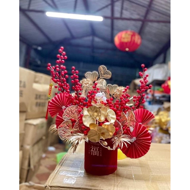 Combo 2 hộp trụ nhung 1 to 1 bé cắm đào đông