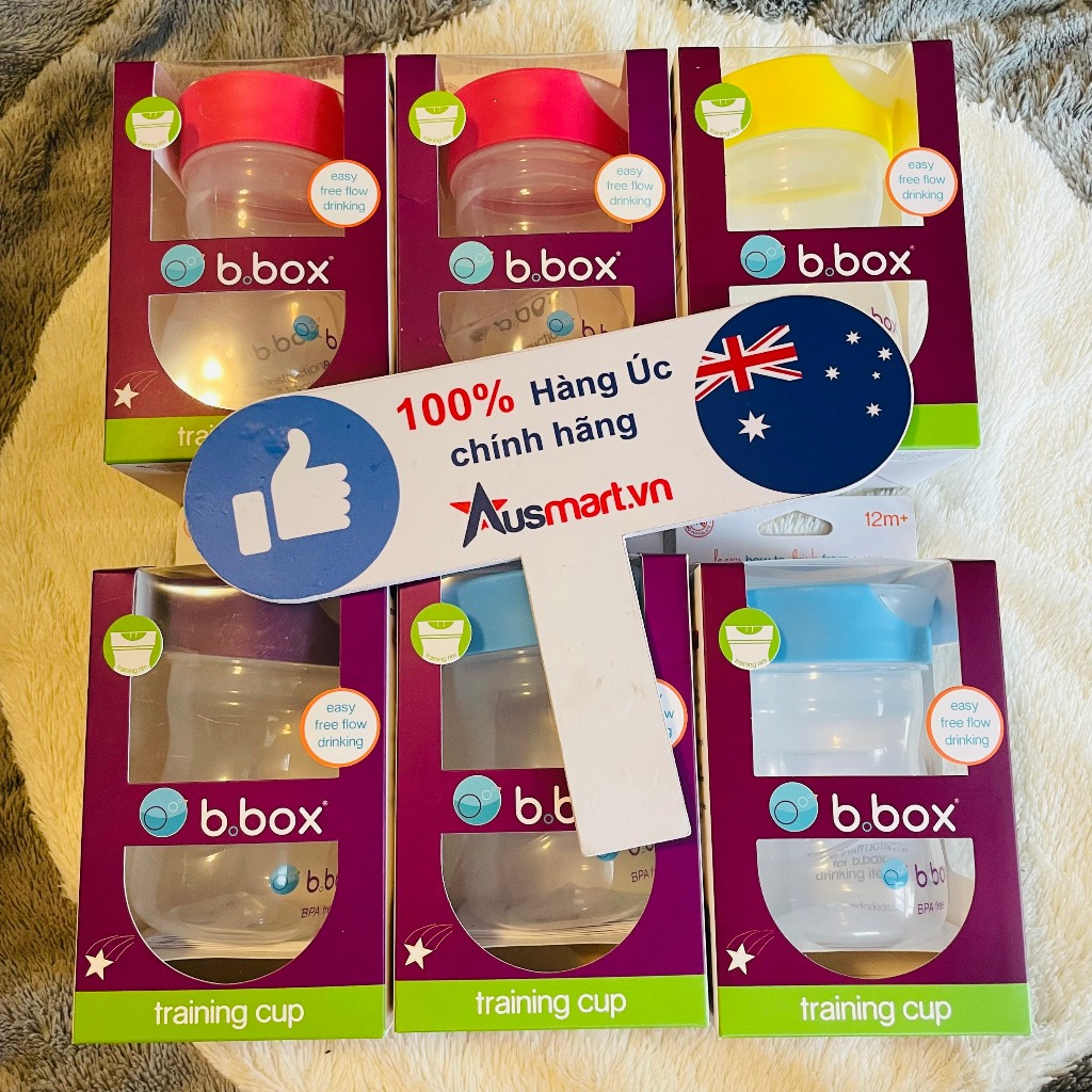 Bình tập uống nước cho bé B.Box Training Cup của Úc
