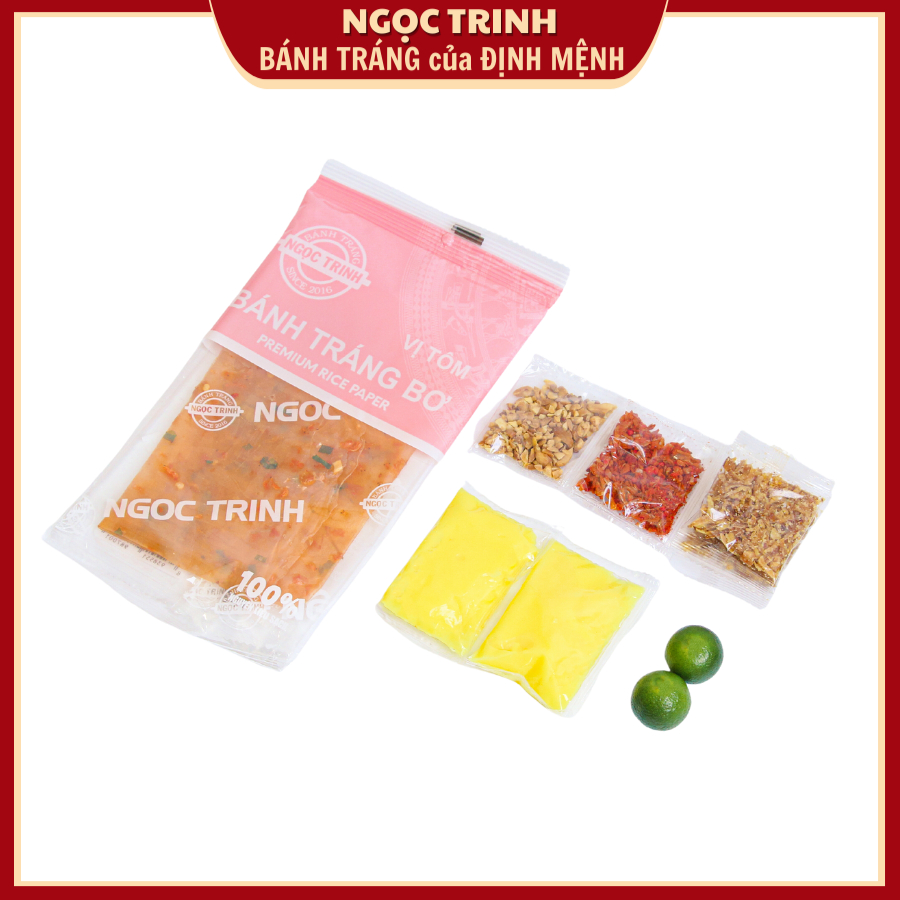 Bánh Tráng Phơi Sương  Bánh Tráng Bơ Vị Tôm Loại Ngon Cao Cấp Thương Hiệu Bánh Tráng Ngọc Trinh