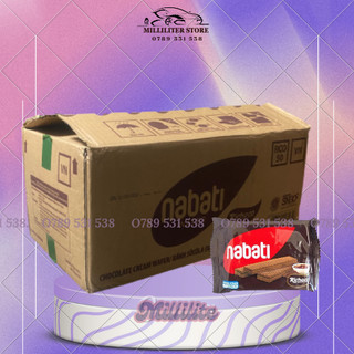 Thùng 60 gói Bánh xốp nhân Chocalate Nabati gói 50g