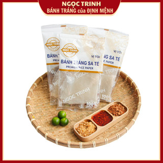 Bánh Tráng Phơi Sương (5 Túi) Trộn Sa Tế Tỏi Phi Loại Ngon Cao Cấp Thương Hiệu Bánh Tráng Ngọc Trinh