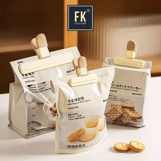  Kẹp miệng túi bảo quản thực phẩm FEEKA lò xo mạnh máy hàn miệng túi mini tiện dụng 
