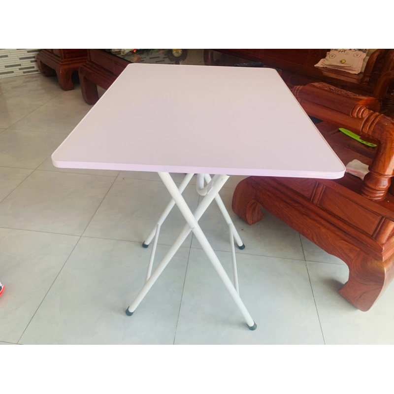 Bàn chân cao 73cm mặt 50/70cm gấp gọn