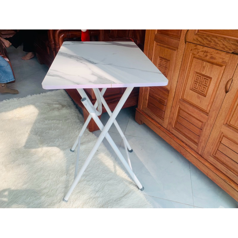 Bàn học chân cao 73cm gấp gọn kích thước 40/60