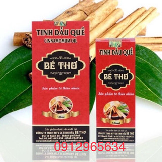 [Chính hãng] Tinh dầu quế Bé Thơ chính hiệu bảo vệ cơ thể cho bé và gia đình