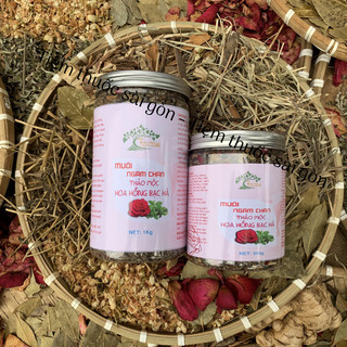 Muối ngâm chân, thảo dược hoa hồng, giúp giảm nhức mỏi