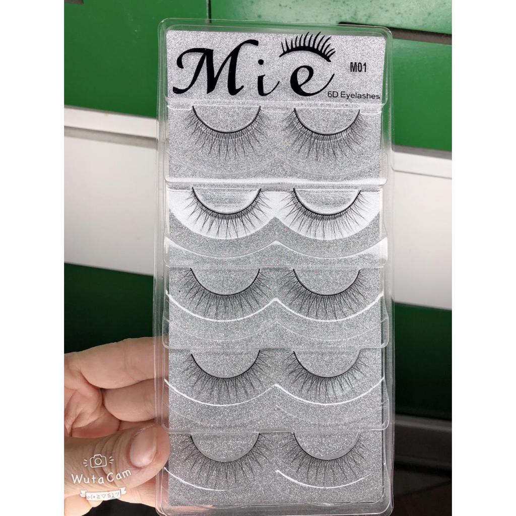 Mi Giả Trang Điểm MIE 6D JO HANE Siêu Hot Hit 5 Đôi lông chồn tự nhiên mềm mỏng gân trong cao cấp