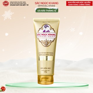 Sữa Rửa Mặt Sắc Ngọc Khang 100g  An Toàn, Dịu Nhẹ, Lành Tính Cho Mọi Làn Da
