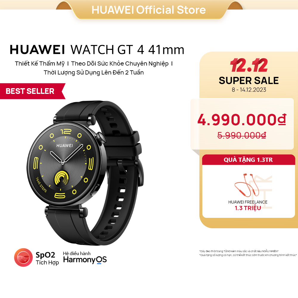 Đồng Hồ Thông Minh HUAWEI WATCH GT 4 41mm | Theo Dõi Sức Khỏe Chuyên Nghiệp