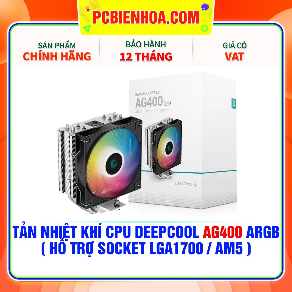 Tản Nhiệt Khí CPU Deepcool AG400 ARGB