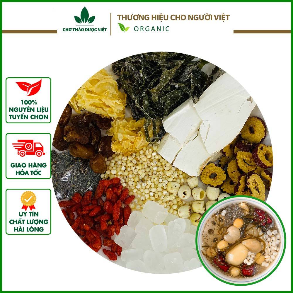 5 Set Chè Sâm Bổ Lượng 10 Vị (Set Nấu 6-8 Chén Sâm Bổ Lượng Thơm Ngon Chuẩn Vị)