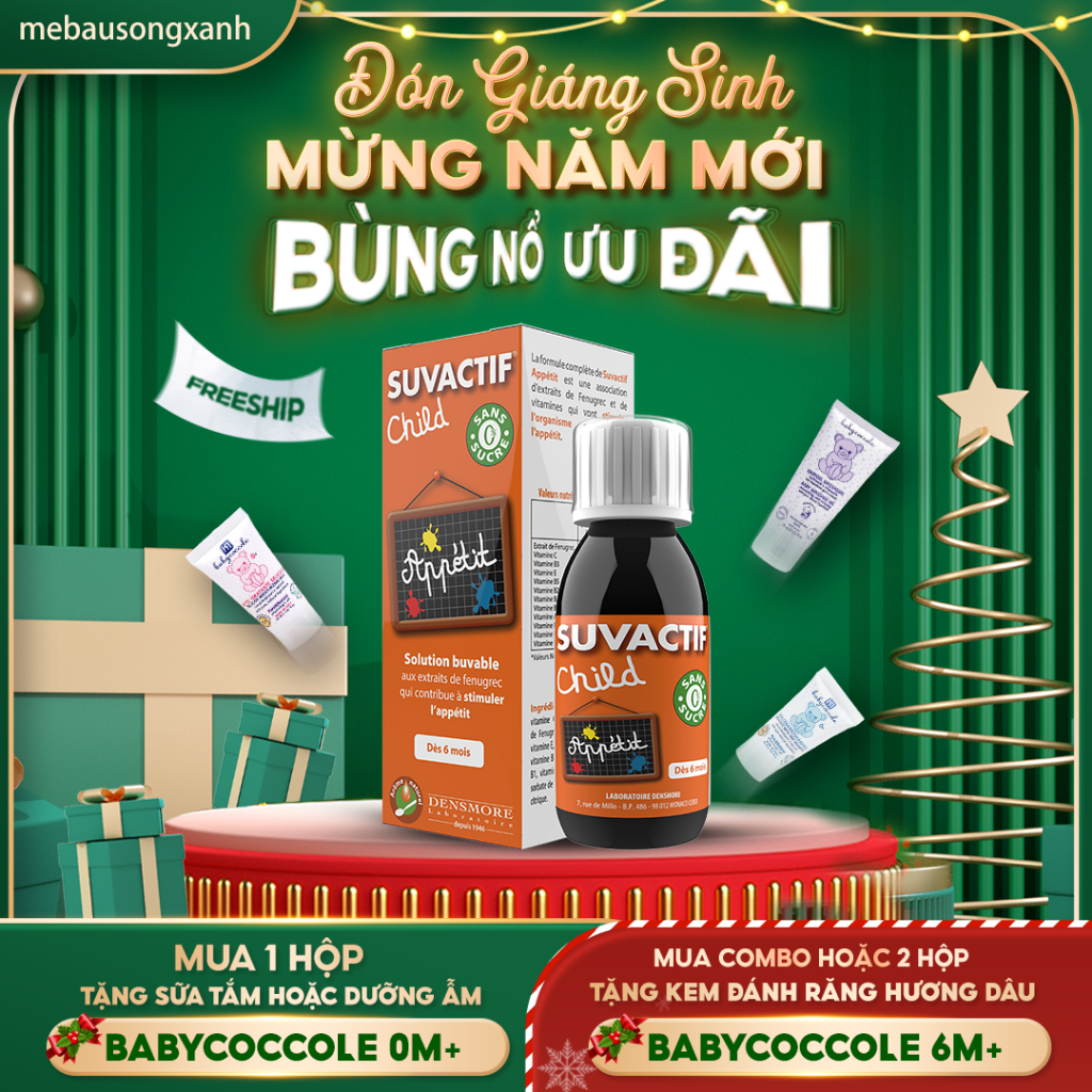 Siro Ăn Ngon Tăng Cân Cho Trẻ Từ 6 Tháng Tuổi Suvactif Appétit