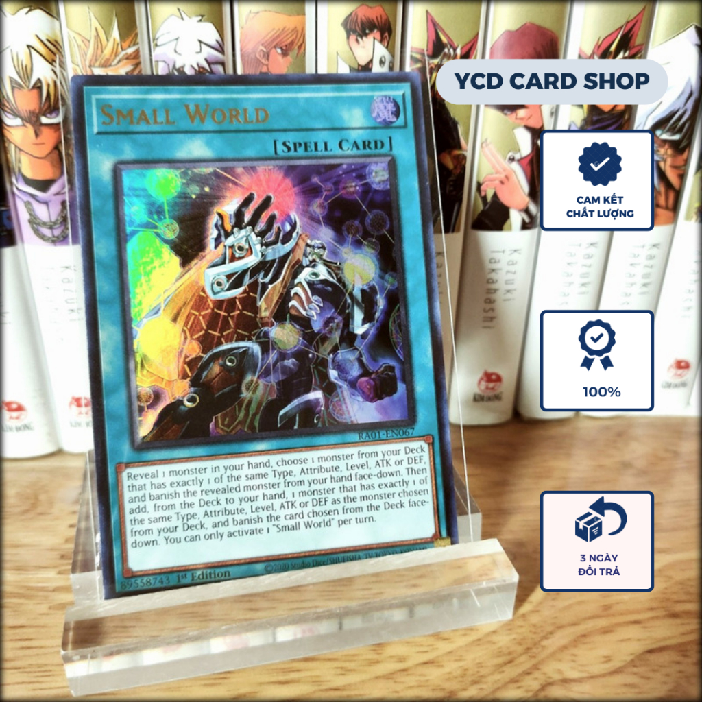 Thẻ bài Yugioh Chính Hãng Small World