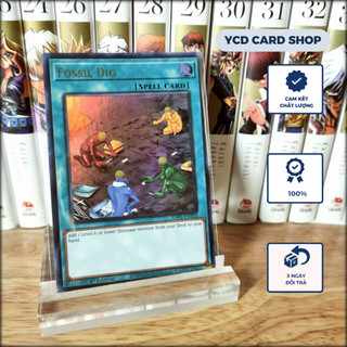Thẻ bài Yugioh Chính Hãng Fossil Dig