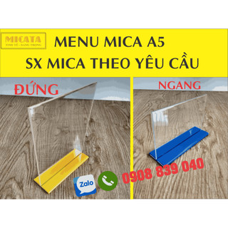 MENU MICA A6 10x15cm ok