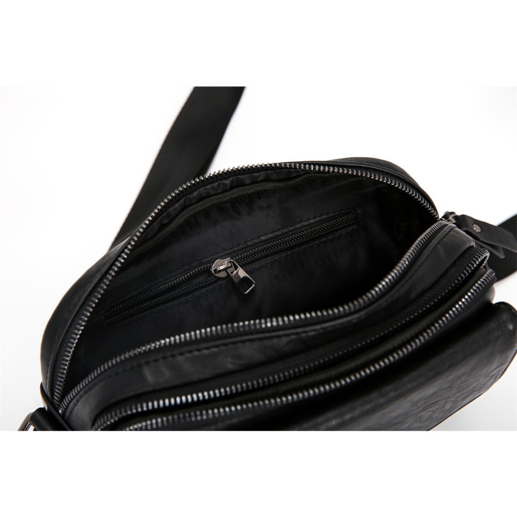 Túi đeo chéo nam da PU cao cấp thiết kế nhiều ngăn TC049