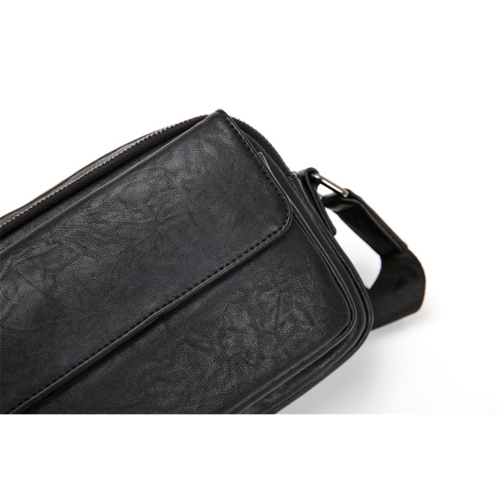 Túi đeo chéo nam da PU cao cấp thiết kế nhiều ngăn TC049