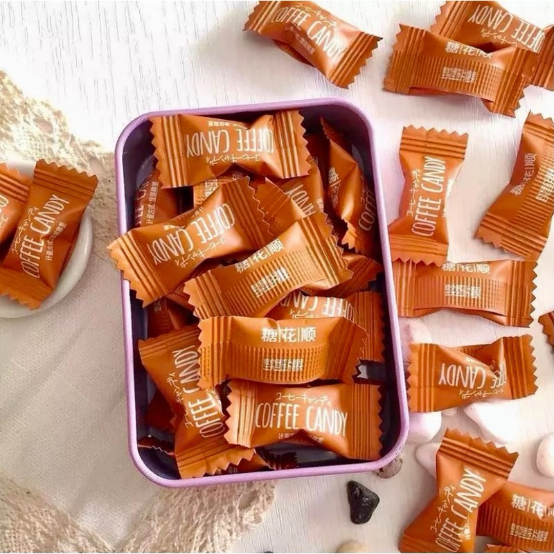 Kẹo cà phê không đường túi 200 viên dành cho người ăn kiêng