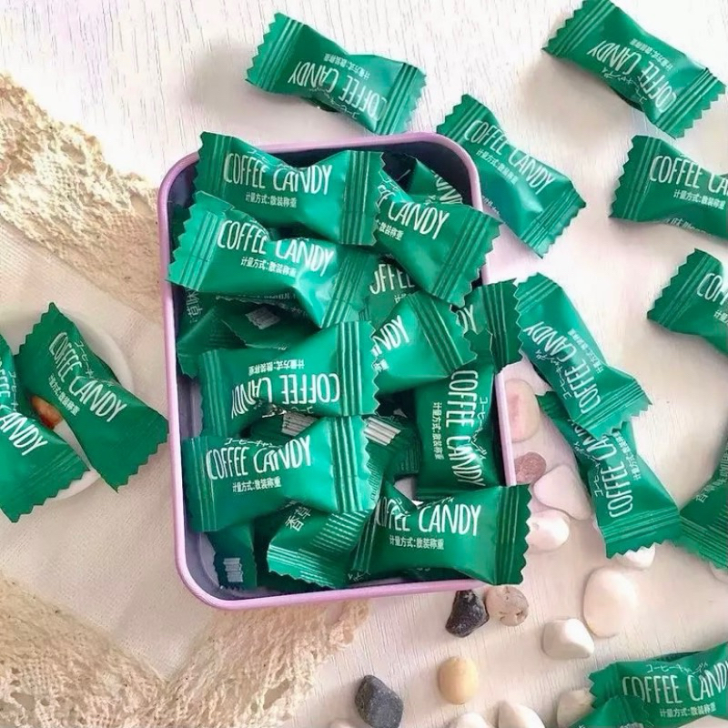 Kẹo cà phê không đường túi 200 viên dành cho người ăn kiêng