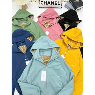 áo khoác gió nữ 2 lớp lót lông chống rét hàng 3 c  thời trang luvick