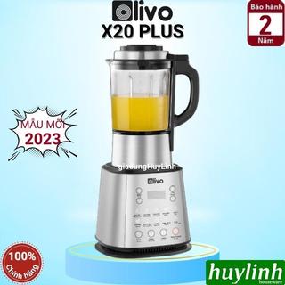 Máy làm sữa hạt đa năng Olivo X20 PLUS - 1.75 lít - 2000W [Mẫu mới 2023] - 13 chức năng xay nấu - Có chức năng tạm dừng